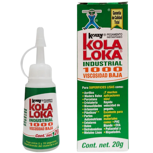 Kola Loka Industrial 20 Gr Blister Viscocidad Baja KLD-20 B Kola Loka