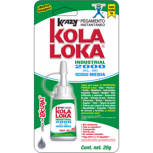 Kola Loka Industrial 20 Gr Blister Viscocidad Media KLM-20 B Kola Loka
