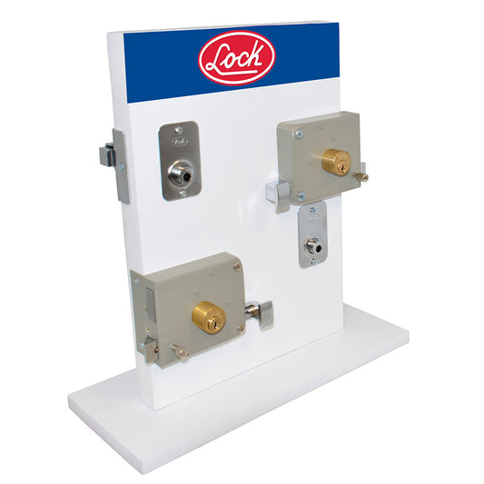 Exhibidor Con Cerraduras De Sobreponer Y De Barra, 4 Piezas Lock DS