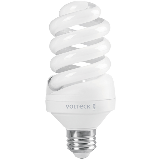 Lámpara Espiral T4 20 W Luz De Día En Blíster Volteck 48213 Truper