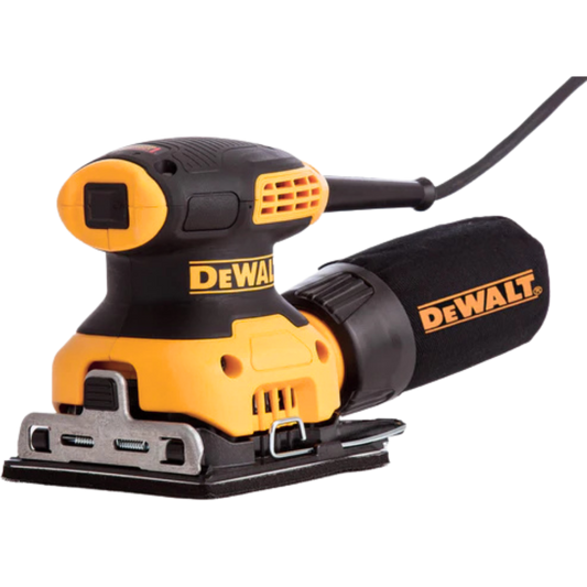 Lijadora Orbital 1/4" De Hoja 230 W Con Bolsa (Cuadrada) DWE6411-B3 Dewalt