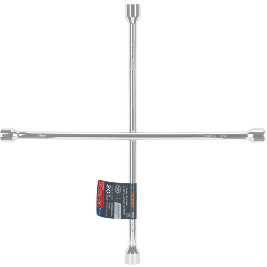 Llave De Cruz 20' Pulida Y Cromada 15481 Truper