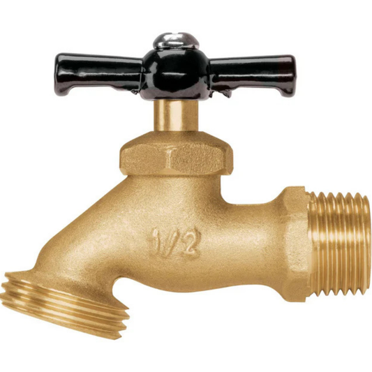 Llave Para Manguera De Latón 100 G 1/2' En Blíster Pretul 23145 Truper