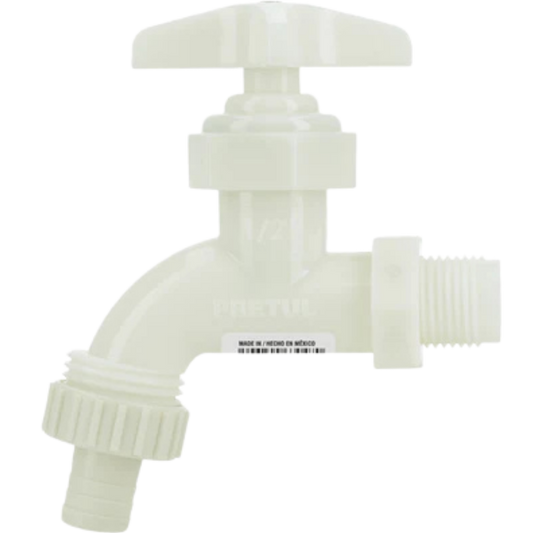 Llave Para Manguera De Plástico 65 G Entrada 1/2' Pretul 29030 Truper