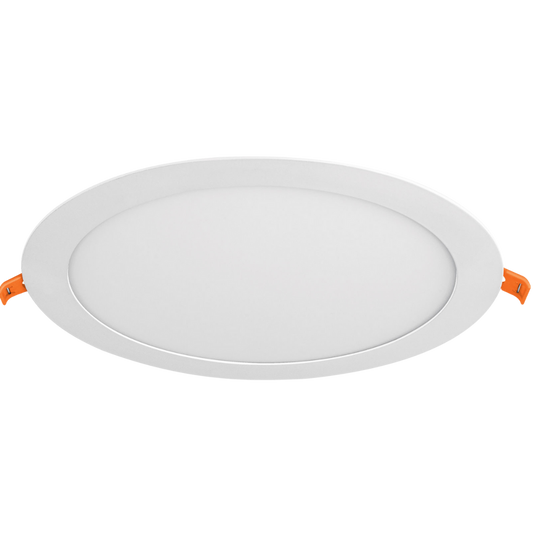 Luminario Ultradelgado Redondo Para Empotrar 18 W Luz De Día 48548 Truper