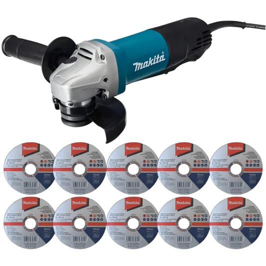 2632-Mini Esmeriladora 4-1/2" 11000 840 W Switch Abajo De Paleta 9557HPG Makita