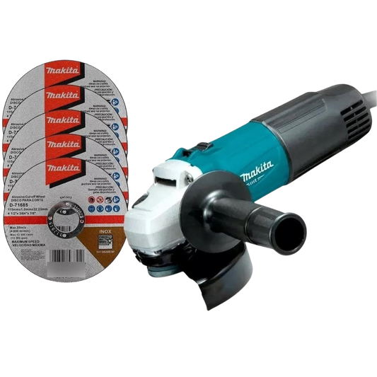 2625-Mini Esmeriladora Angular 4-1/2" 540 W M0901B Makita