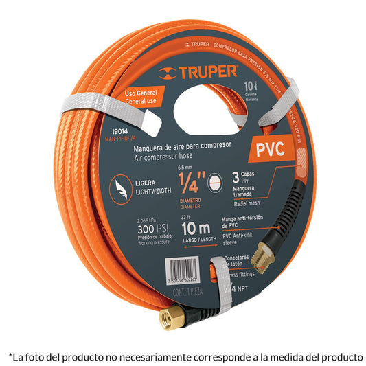Manguera Para Compresor De Pvc 15M X 3/8' 10894 Truper