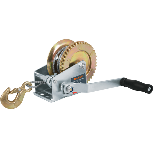 Malacate De Manivela 650 Kg Con Cable 14720 Truper