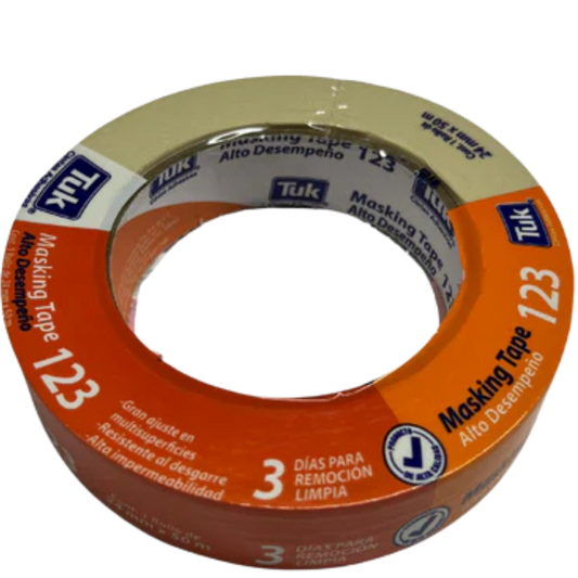 Masking Tape 123 24 Mm X 50 Mts 102301 Tuk
