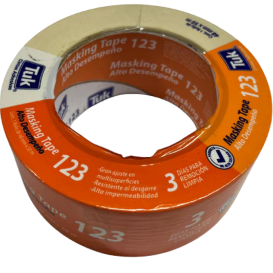 Masking Tape 123 48 Mm X 50 Mts 102303 Tuk