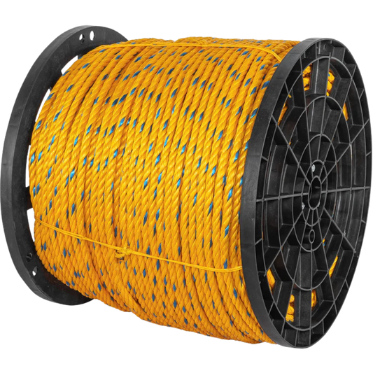Metro De Cuerda Amarilla De 11 Mm (7/16") En Rollo De 360 M (21.3 Kg) Fiero 40178 Truper
