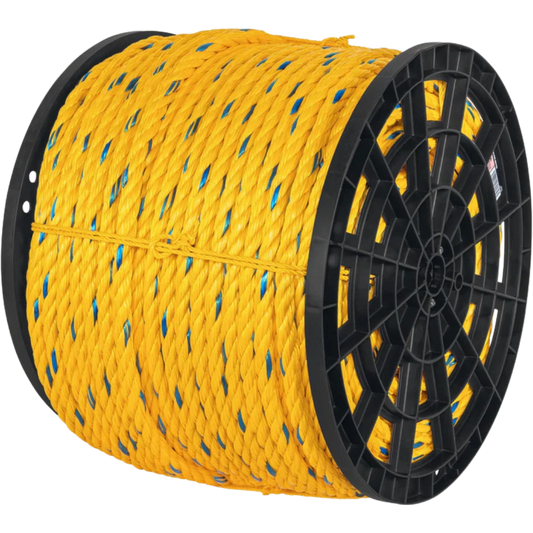 Metro De Cuerda Amarilla De 19 Mm (3/4") En Rollo De 198 M (31.5 Kg) Fiero 40181 Truper