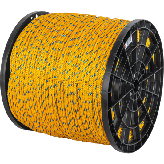 Metro De Cuerda Amarilla De 6 Mm (1/4") En Rollo De 920 M (21.3 kg) Fiero 40175 Truper