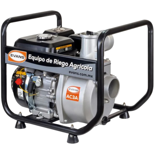 Motobomba De Riego Autocebante 7 Hp 3X3 Motor Thunder AC3AMG0700TH Evans
