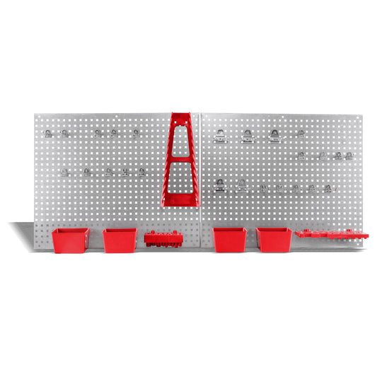 Panel con soporte para herramientas (34 pzas)