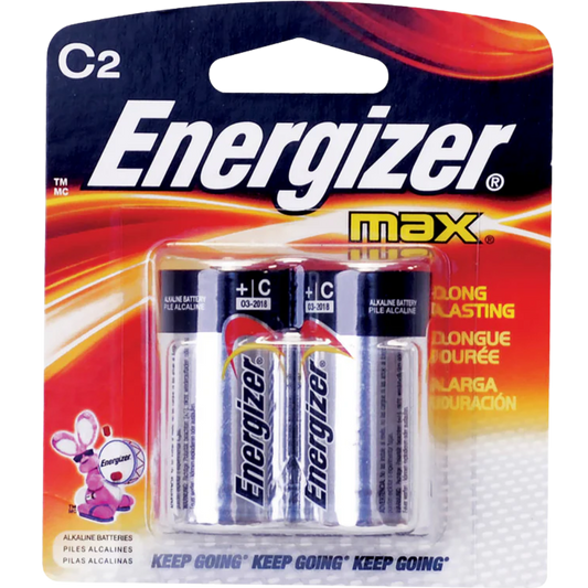 1061-Pila Alcalina Energizer C 2 Piezas E93BP-2 Surtek