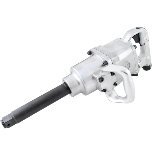 Pistola De Impacto Neumática Cuadro De 1" 1500 Ft-Lb Con Extensión 6" Sistema Twin Hammer UP797-6 Urrea