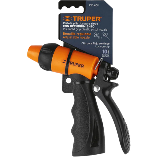 Pistola Para Riego De 2 Funciones Plástica Con Recubrimiento 18480 Truper