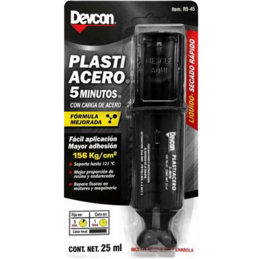 Plastiacero 5 Minutos 25Ml Devcon Ferr R5-45 ITW