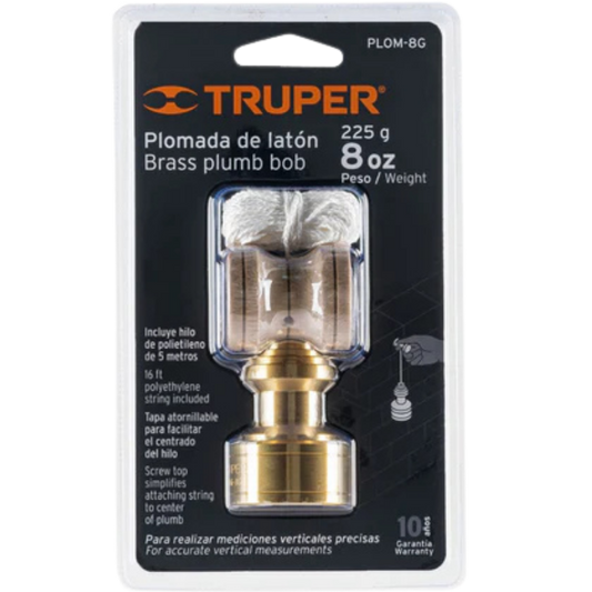 Plomada De Latón 8 Oz 17070 Truper