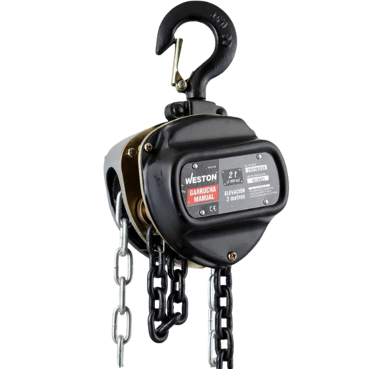 Polipastos Manual 2 T 3 M Levante M-01120 Weston
