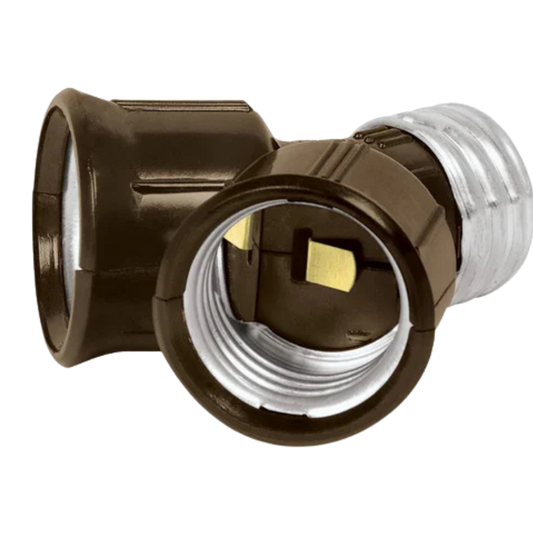 Portalámpara De Baquelita Cadena Y Doble Contacto Volteck 46512 Truper