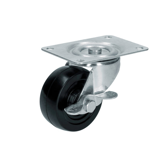 Rodaja De Hule Giratoria Con Freno 3" Surtek DS