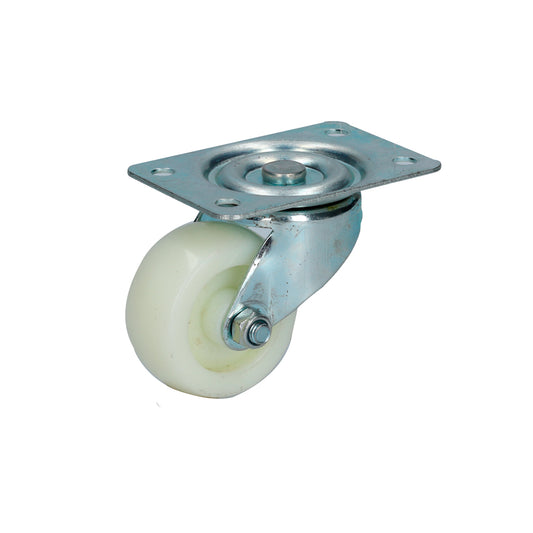Rodaja De Polipropileno Blanca Giratoria 2-1/2" Surtek DS