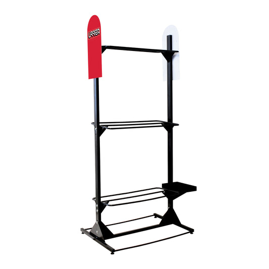 Exhibidor De Piso Vertical Para 3 Podadoras Y Accesorios 86.5 X 60 X 193 Cm Surtek DS