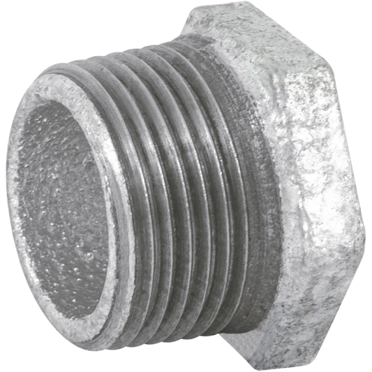 Reducción Bushing Acero Galvanizado 3/4 X 1/2' Foset 47503 Truper