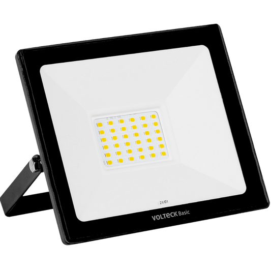 Reflector Ultra Delgado Led 30 W Luz De Día Volteck Basic 22042 Truper
