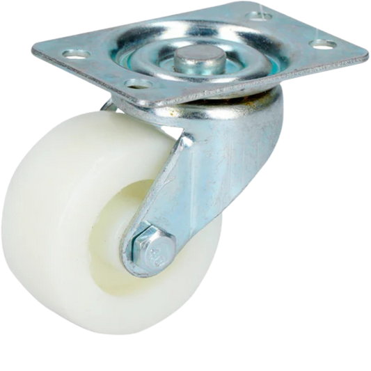 Rodaja De Polipropileno Blanca Giratoria 2" RN5G Surtek