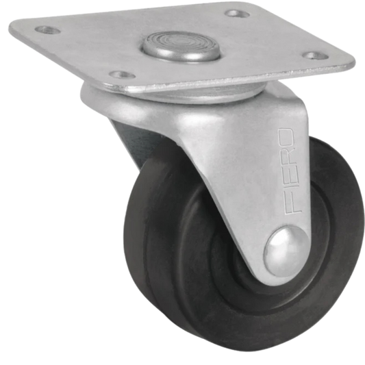 Rodaja Hule 2' Placa Giratoria Con Buje Carga 25 Kg 48604 Truper