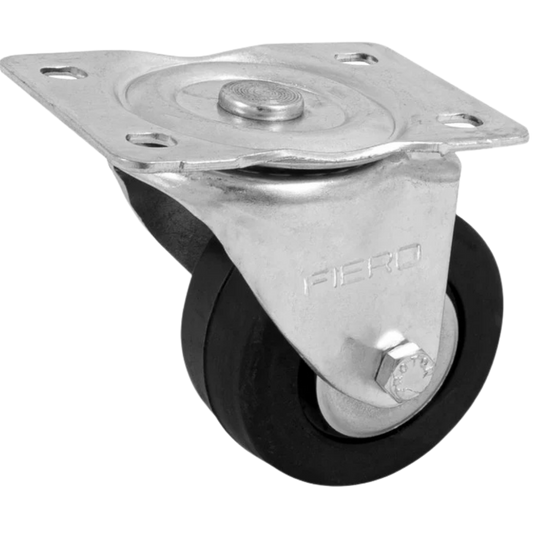 Rodaja Hule 3' Placa Giratoria Con Balero Carga 110 Kg 48611 Truper