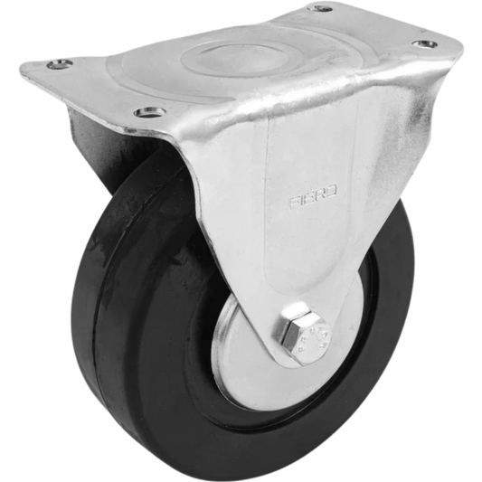 Rodaja Hule 6' Placa Fija Con Balero Carga 150 Kg Fiero 48602 Truper