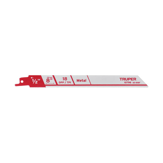 Blíster Con 2 Seguetas Sierra Sable 8' 18 Dpp Para Metal 10798 Truper