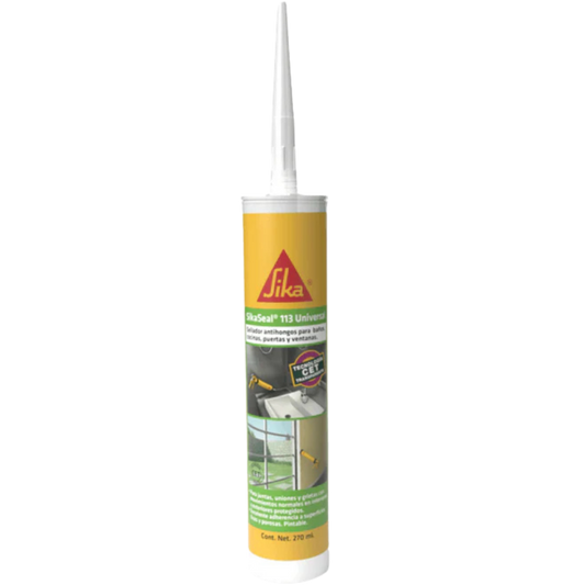 Sikaseal-113 Universal Transparente 270 Ml 550937 Sika