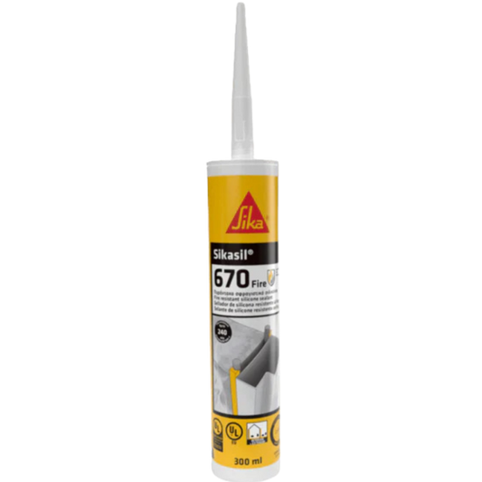 Sikasil 670 Fire Blanco Cartucho (300 Ml) 508899 Sika
