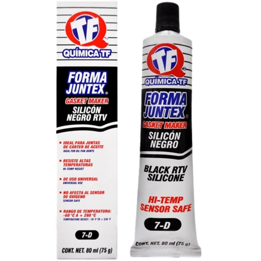 Silicon Negro Tubo 80 Ml Blister Ferr 700-DD ITW