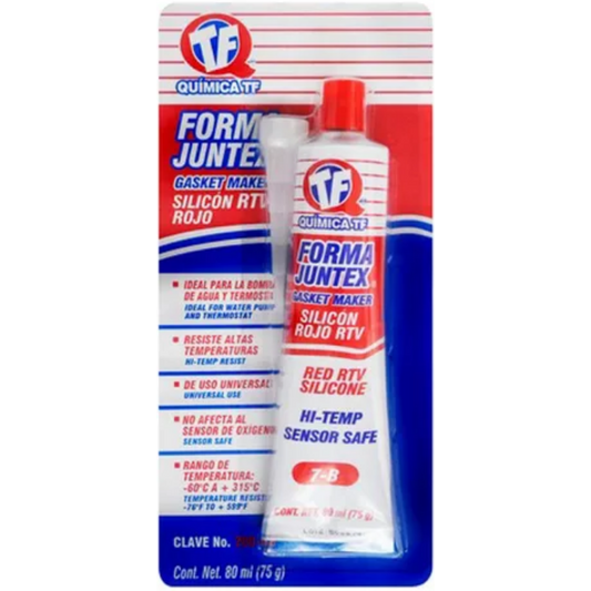 Silicon Rojo Tubo 80 Ml Blister Ferr 700-BB ITW