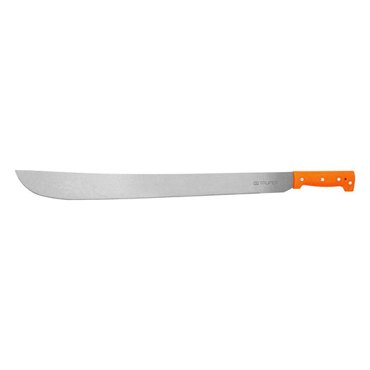 4104-Machete Estándar 24' Cacha Naranja Remachada 15888 Truper