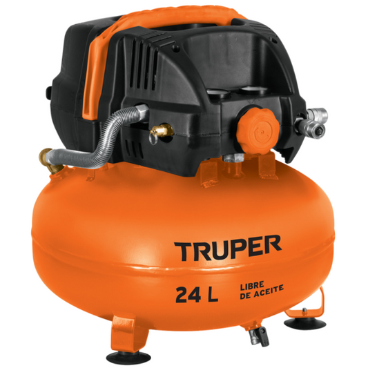 Compresor Libre De Aceite 24L 2-2/3Hp 127V 13830 Truper