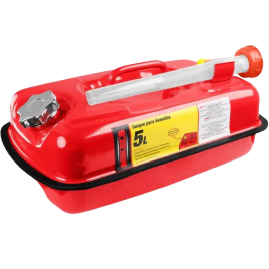 Tanque Metálico Para Gasolina 5 Lts TG-5 Mikels