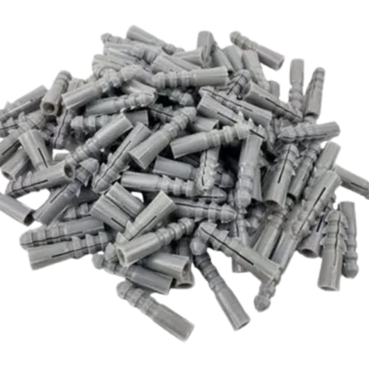 Taquete Plastico 1/4 Con Pija Bolsa C/50 12950 Anclo