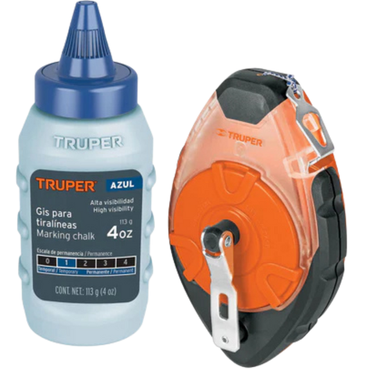 Tiralíneas Profesional Plástico Con Gis 30M(100 Ft) 18575 Truper