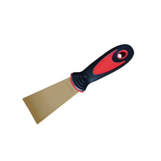 Espátula De Bronce-Aluminio Antichispa Con Mango Bimaterial 4" X 3-1/2" Urrea DS