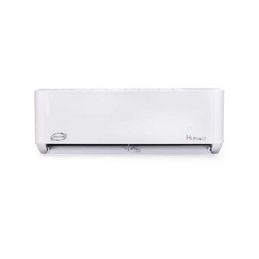 Aire Acondicionado Minisplit 1T 220V Hi-plus12 DUAL Frío/Caliente AC-MS-1.0T-12D Evans