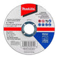 Caja Con 200 Pzs - Disco Abrasivo Para Corte De Acero 4-1/2 x 7/8 x 1,0 mm B79974 Makita