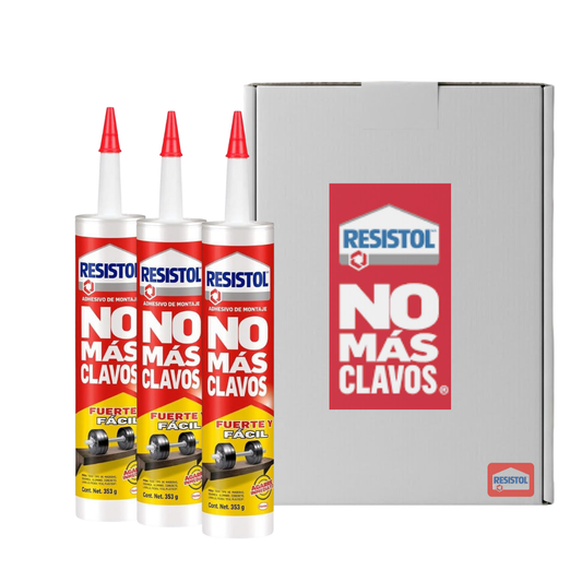 Caja Con 12 Pzs - Resistol No Mas Clavos 353 G 2052479 Henkel $118.09 C/U
